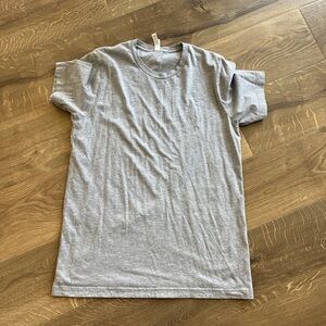 Bella and canvas plain gray tee